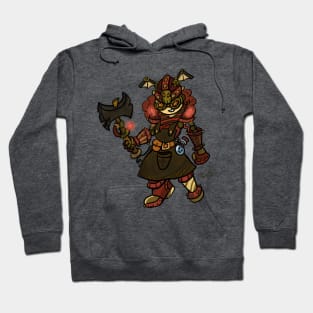 Steampunk Barbarian Engineer Hoodie